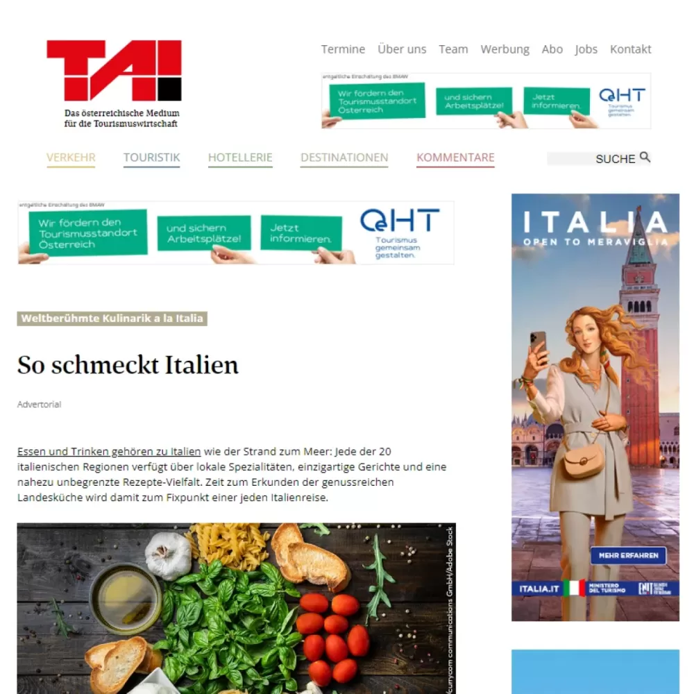 This is what Italy tastes like - tai.at - Vienna